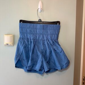 Free People The Way Home Blue Shorts Size Small